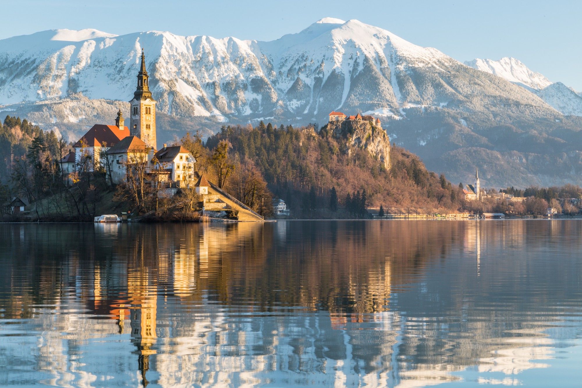 Lake Bled Church Slovenia